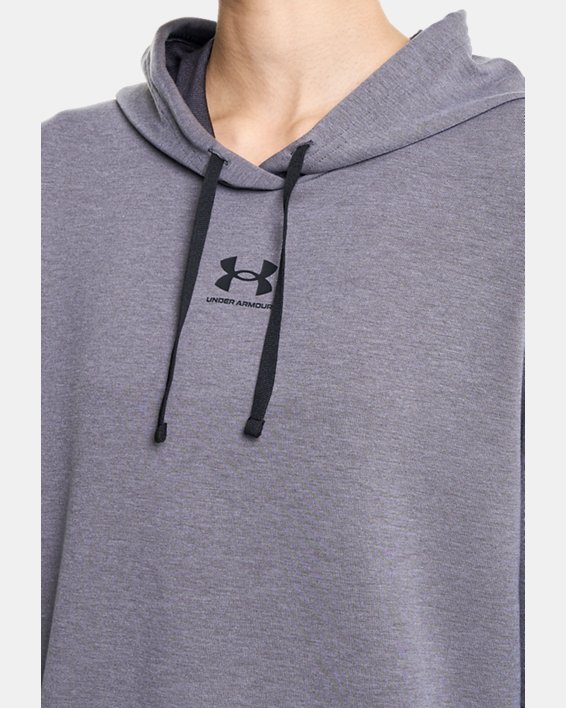 Women's UA Rival Terry Hoodie in Gray image number 5